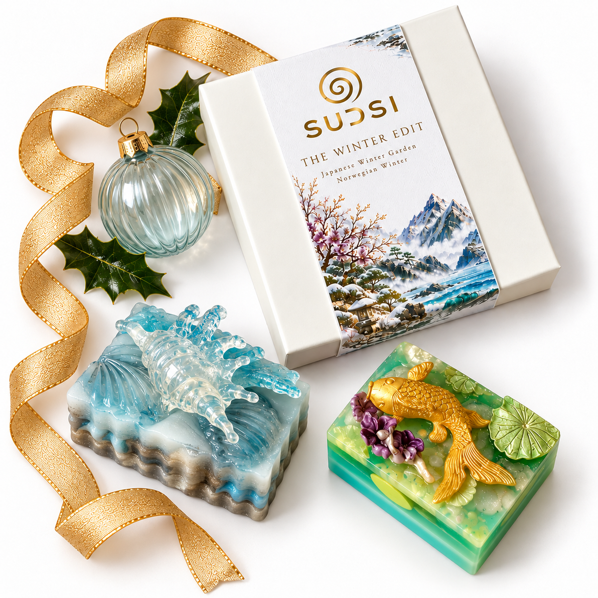 The Winter Edit - Luxury Sculptural Soap Gift Box