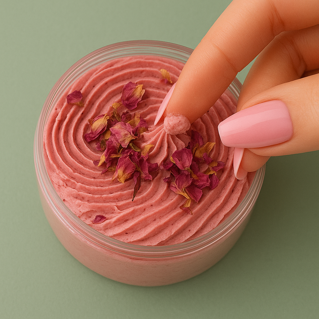 Rose Geranium Whipped Soap