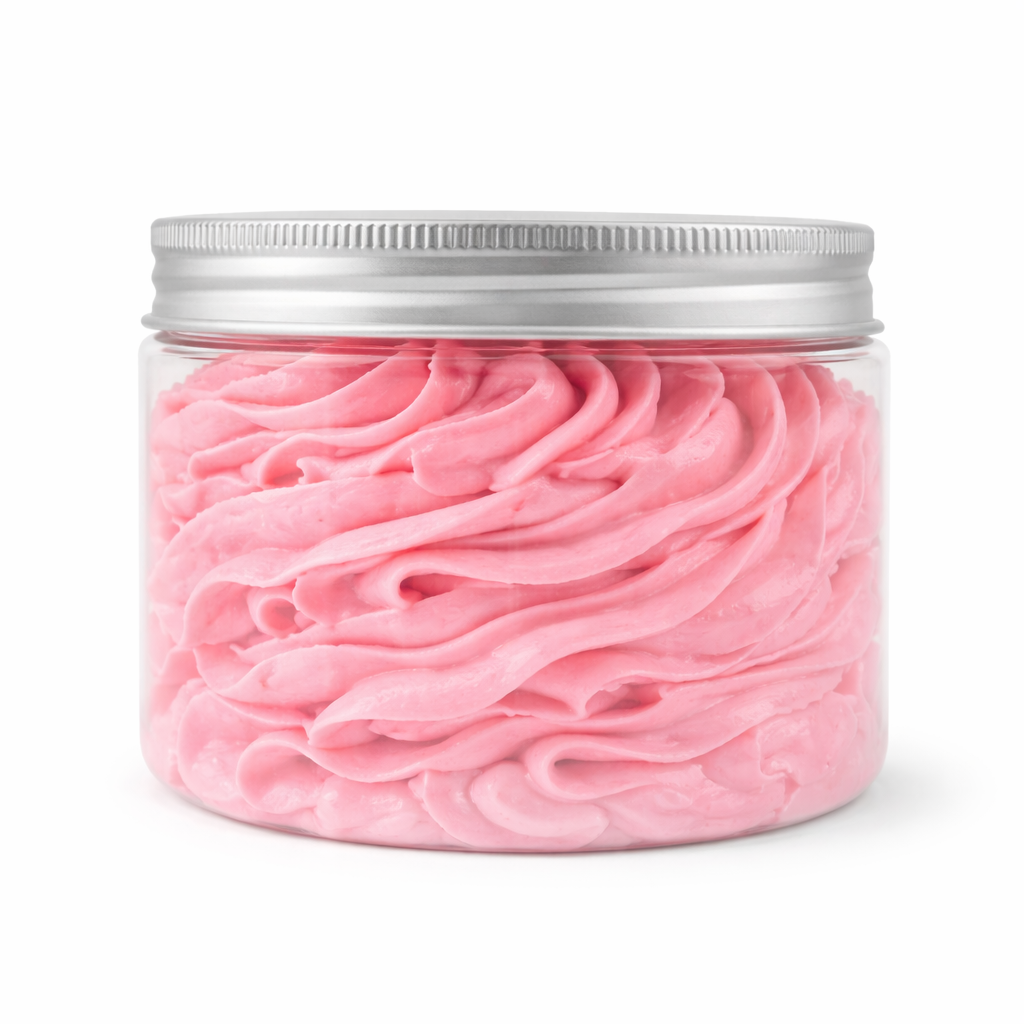 Strawberry & Rhubarb Whipped Soap