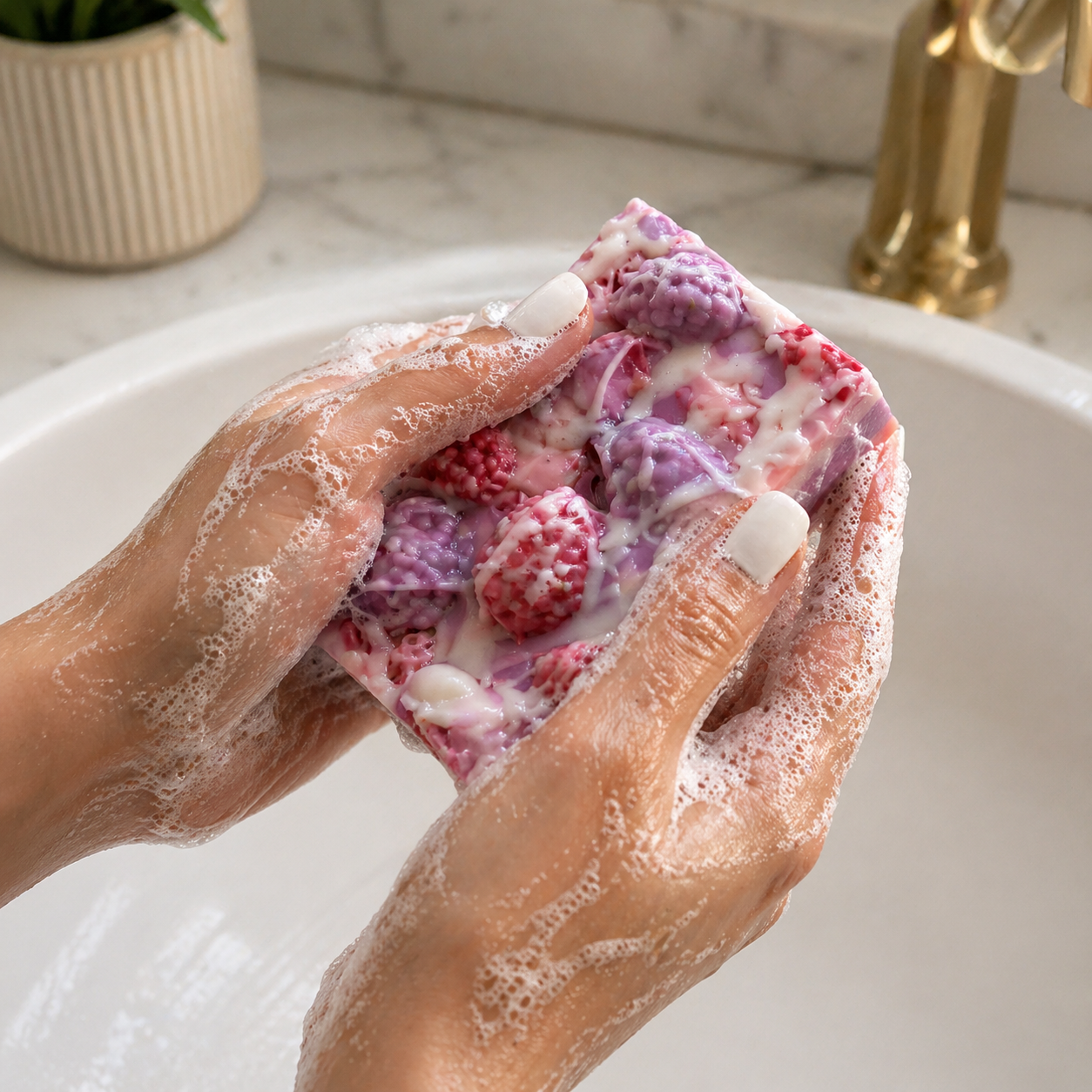 Summer Fruits Frosted Soap