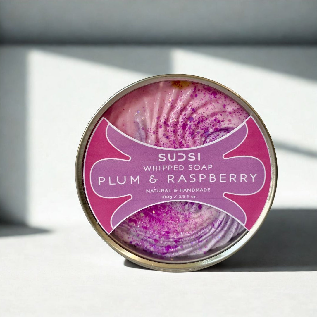 Plum & Raspberry Whipped Soap