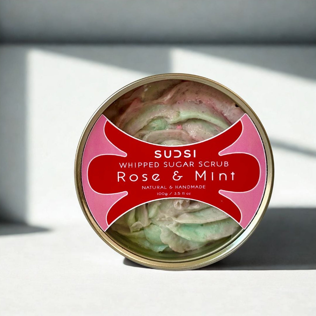 Mint & Rose Whipped Soap