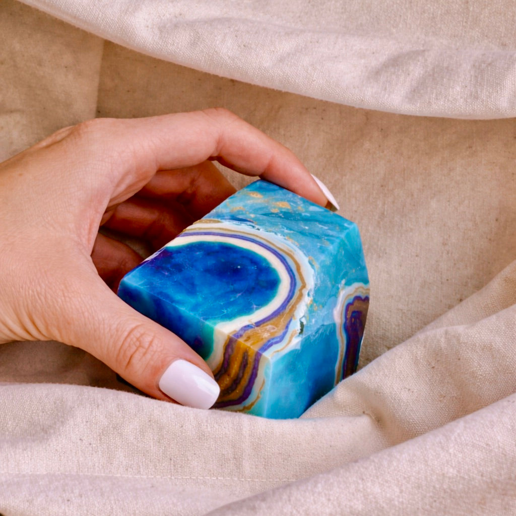 Blue Lagoon Crystal Soap