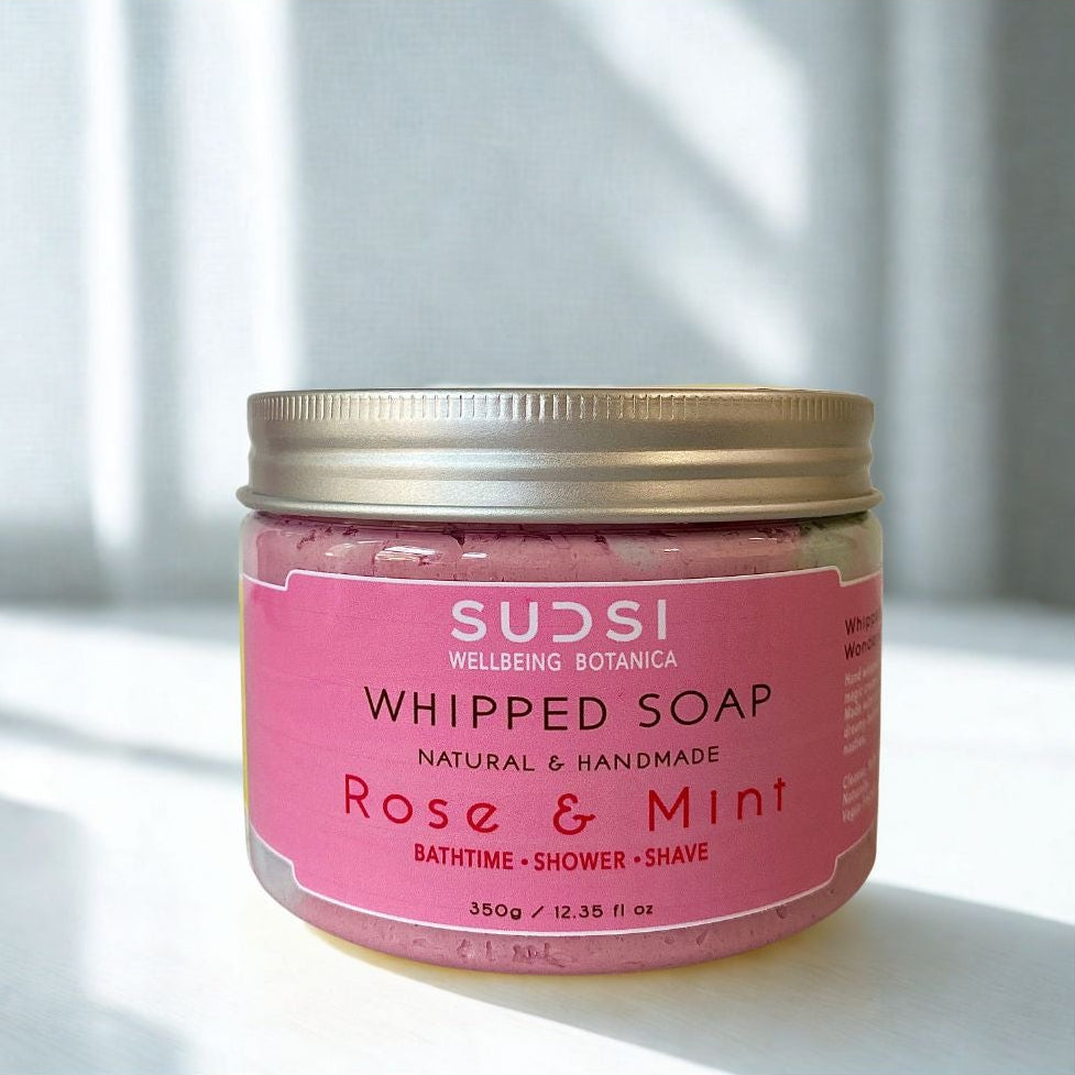 Mint & Rose Whipped Soap