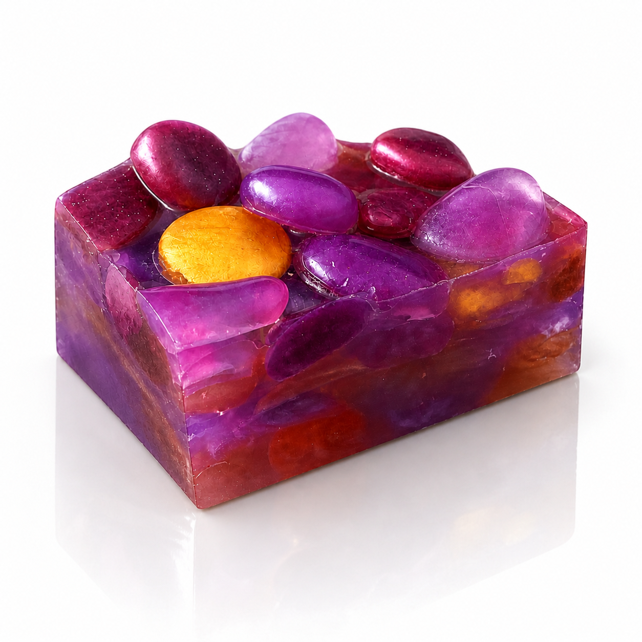 Amethyst Aura Sculptural Soap