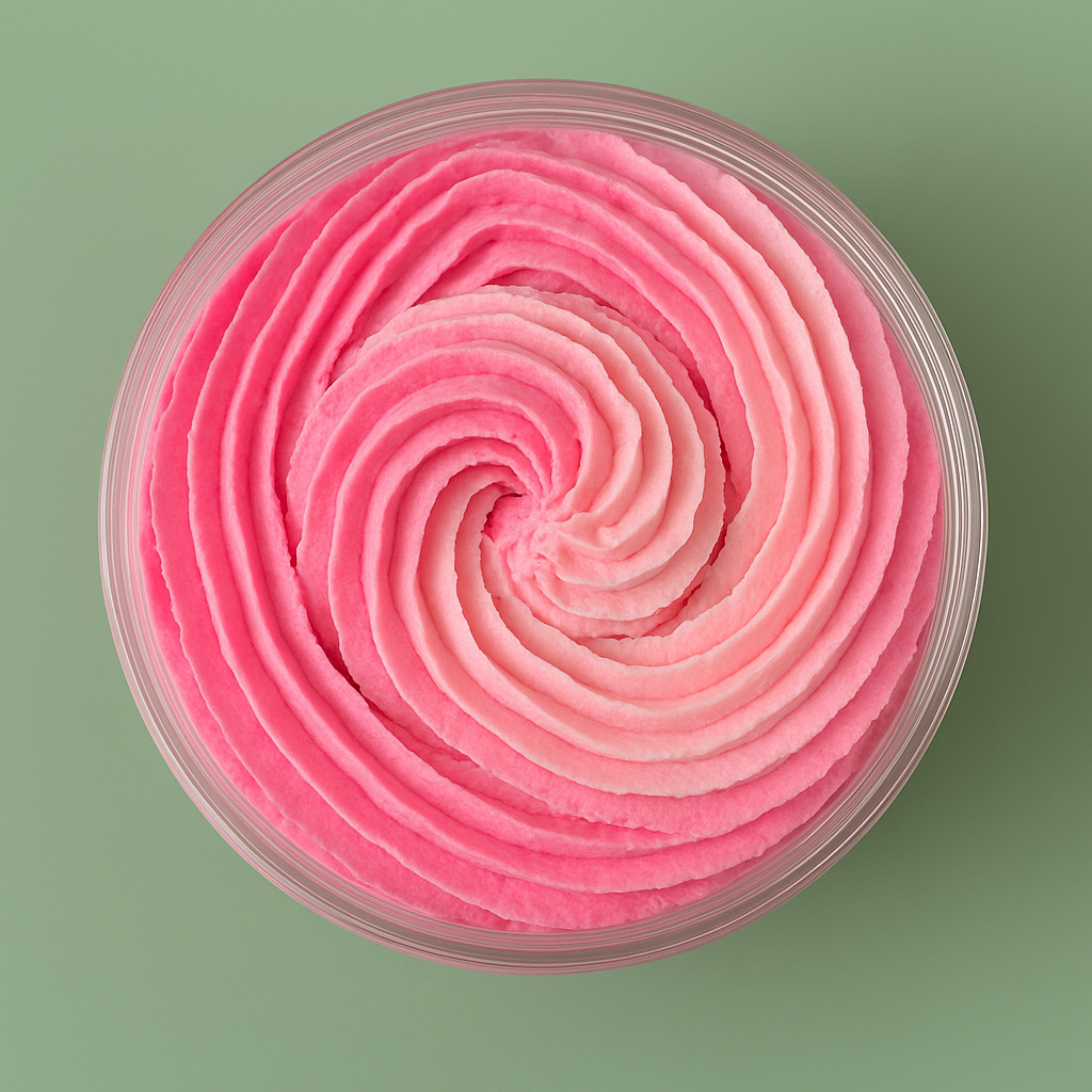 Strawberry & Rhubarb Whipped Soap