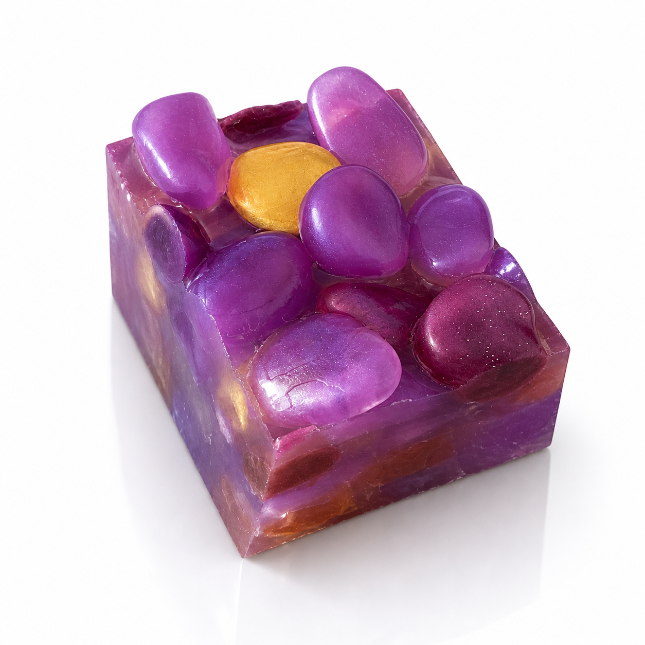 Amethyst Aura Sculptural Soap