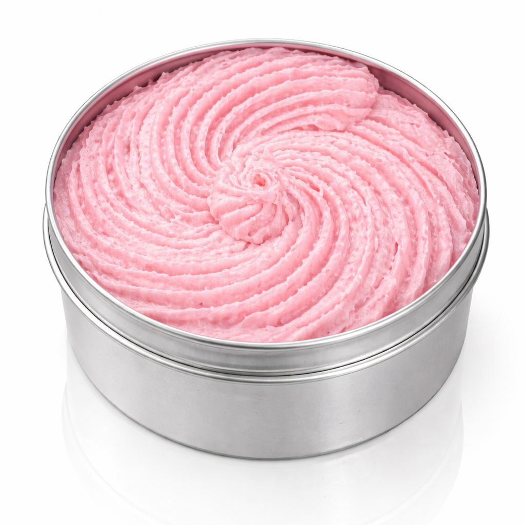 Strawberry & Rhubarb Whipped Soap