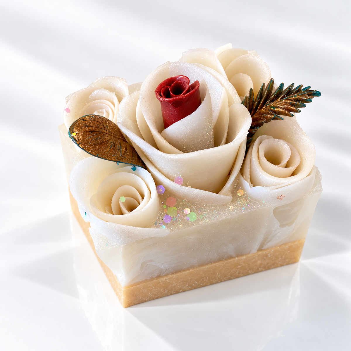 Christmas Rose Limited Edition Sculptural Soap