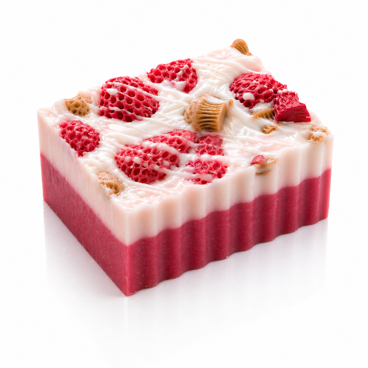 Strawberry Frosted Cupcake Soap