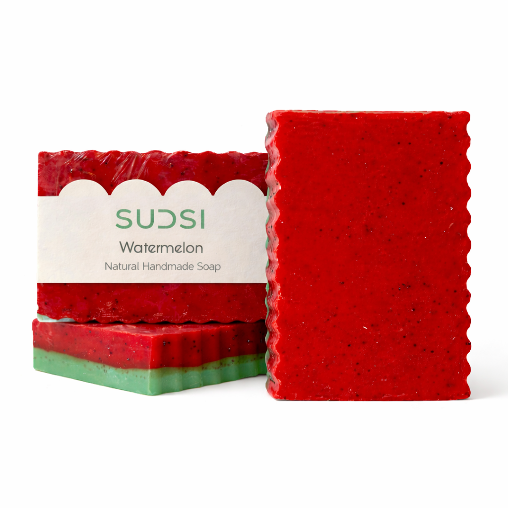 Watermelon & Poppy Seeds Soap