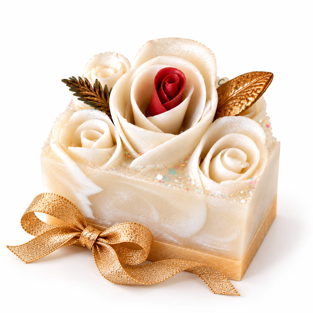 Christmas Rose Limited Edition Sculptural Soap