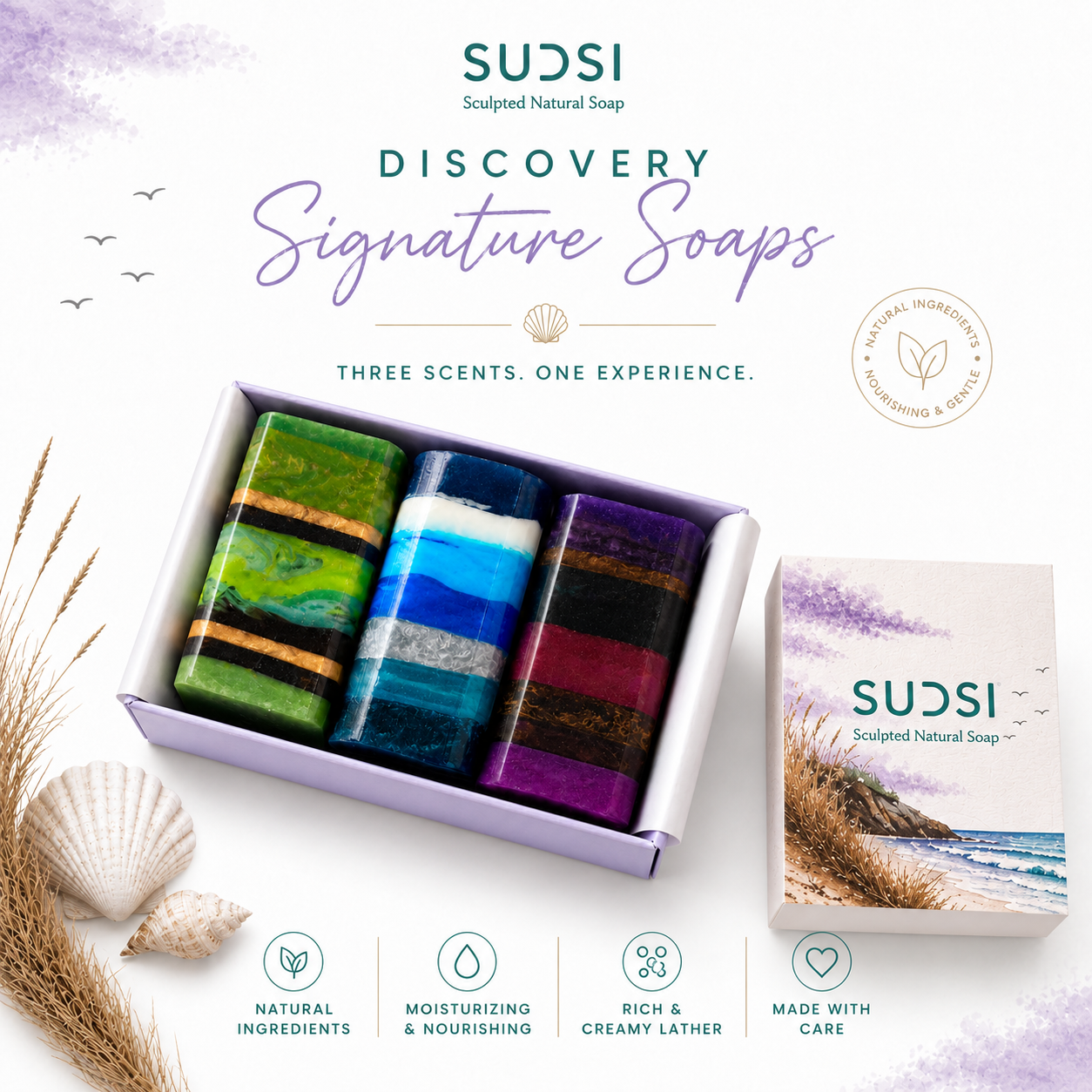 Signature Discovery Collection – Luxury Handmade Soap Gift Set