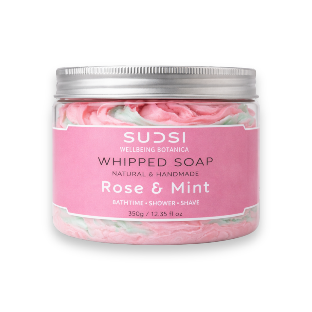Mint & Rose Whipped Soap