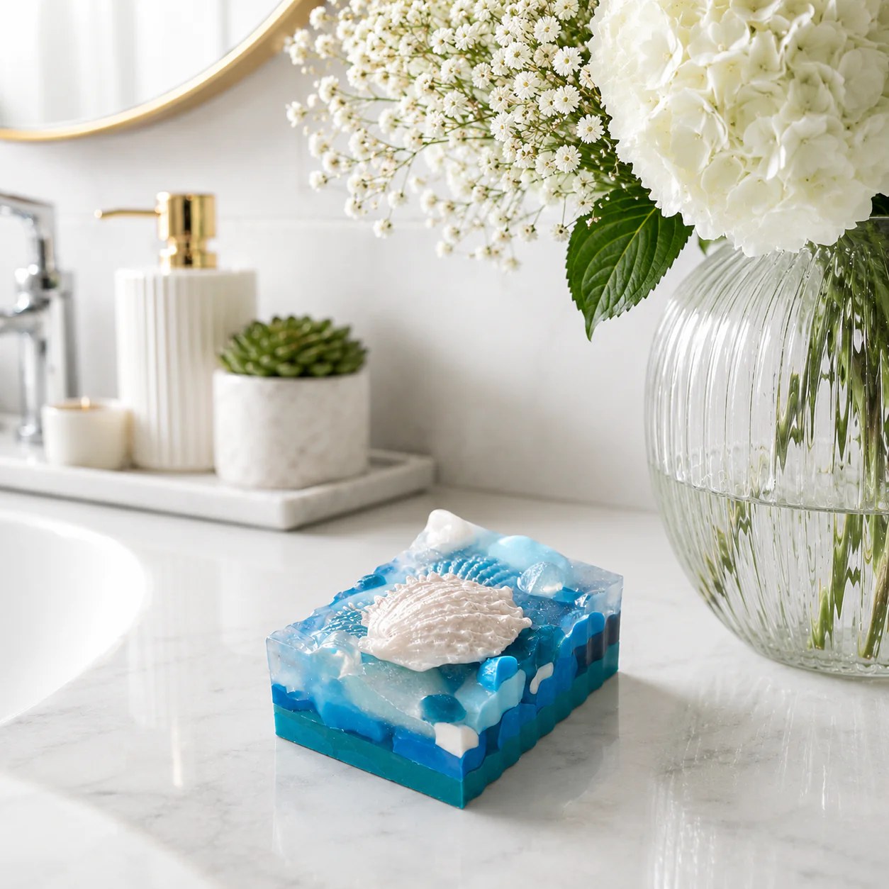 Pacific Ocean Sculptural Soap