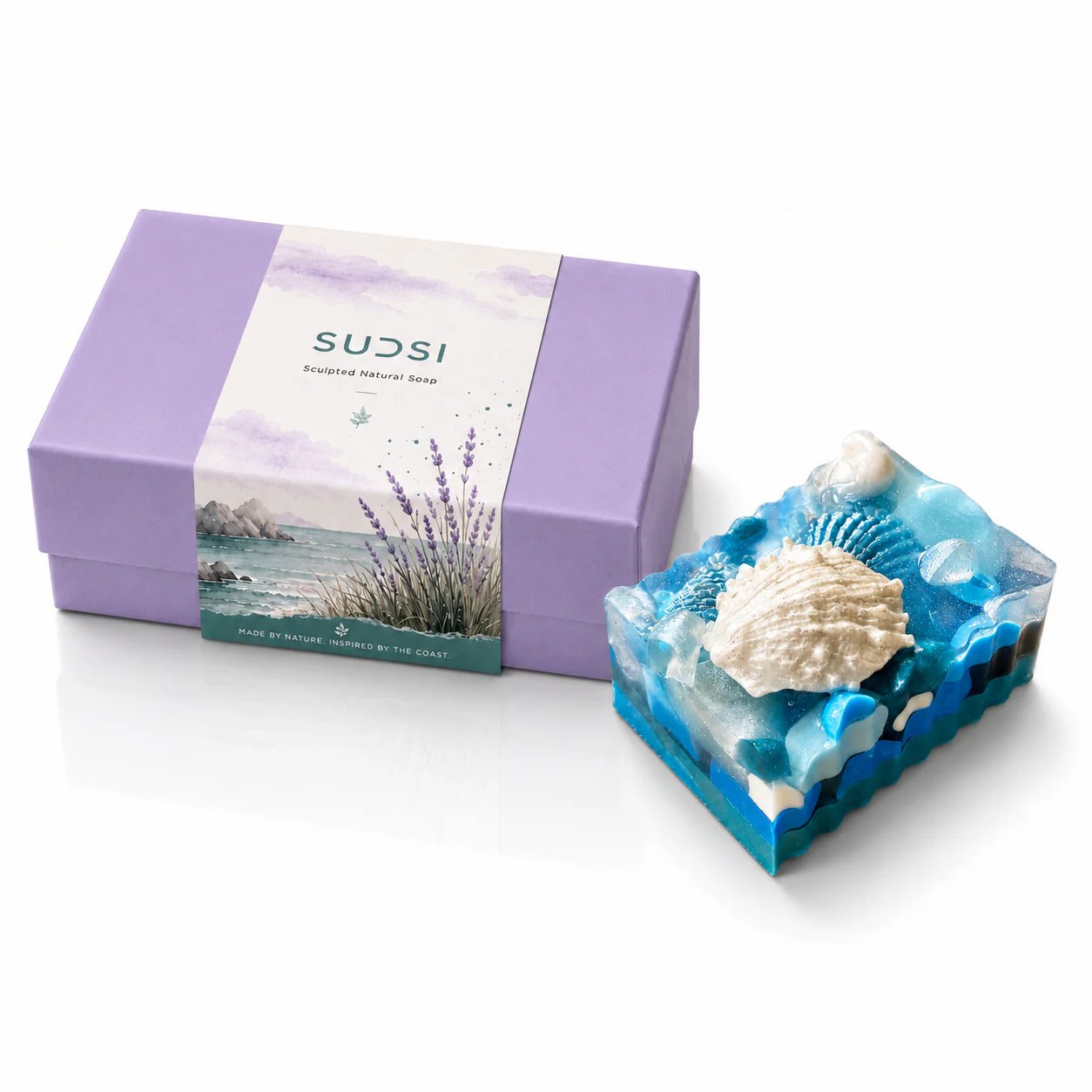 Pacific Ocean Sculptural Soap