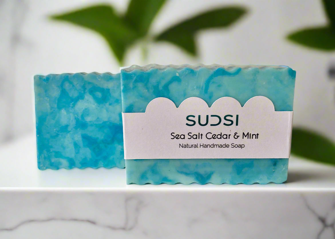 Sea Salt, Cedar & Mint Soap