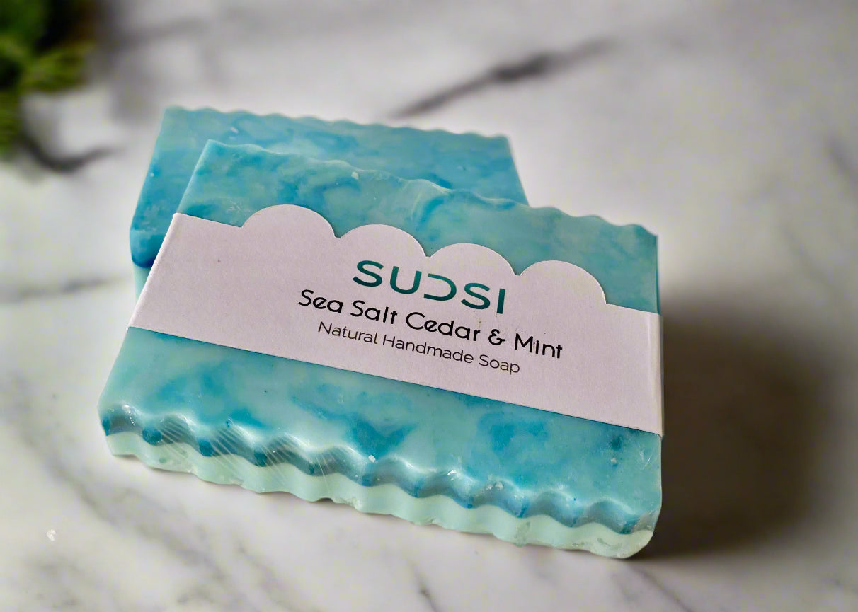Sea Salt, Cedar & Mint Soap
