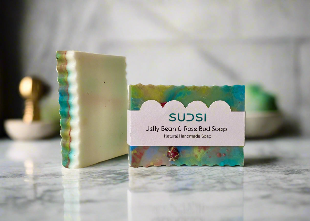 Jellybean & Rosebud Soap