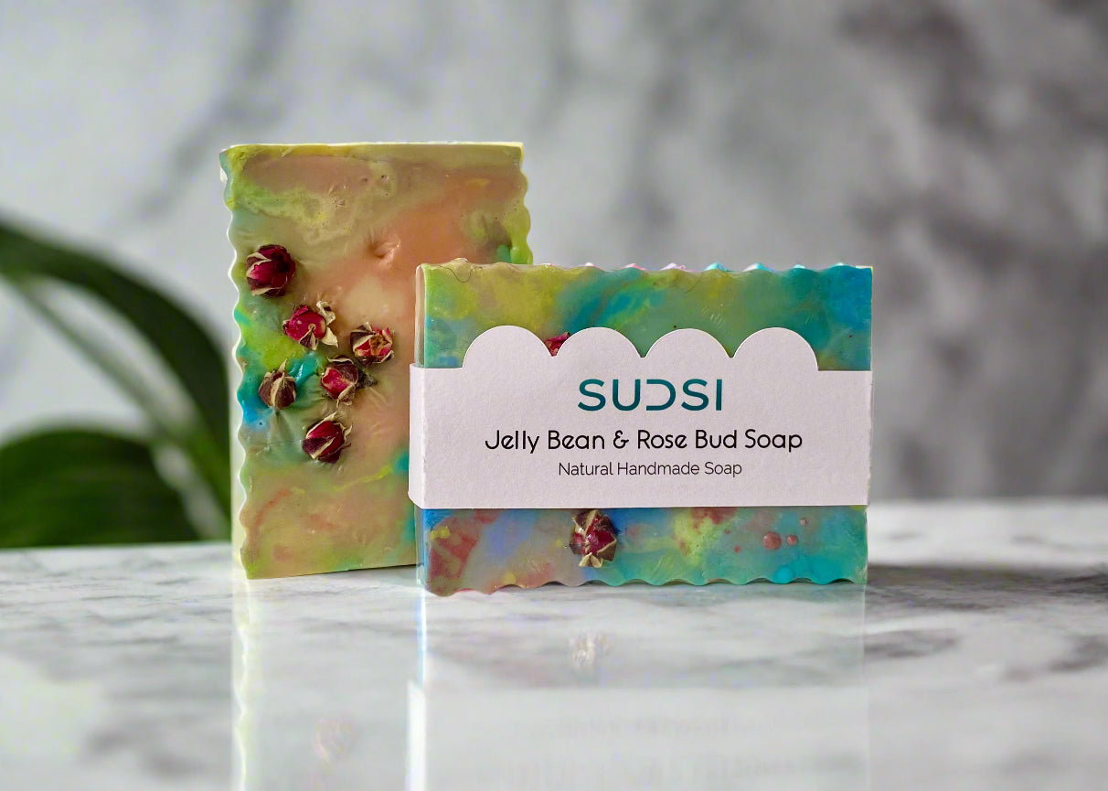 Jellybean & Rosebud Soap