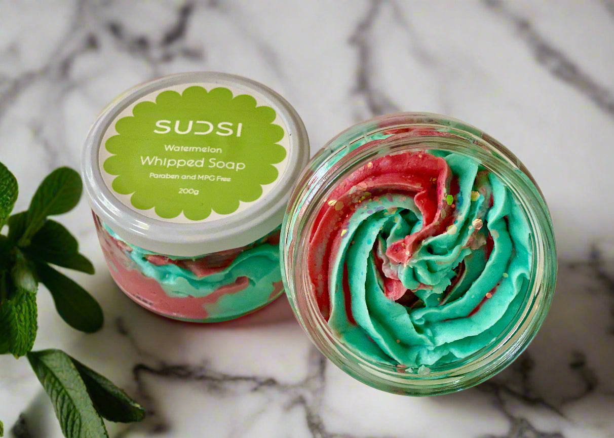 Watermelon Whipped Soap
