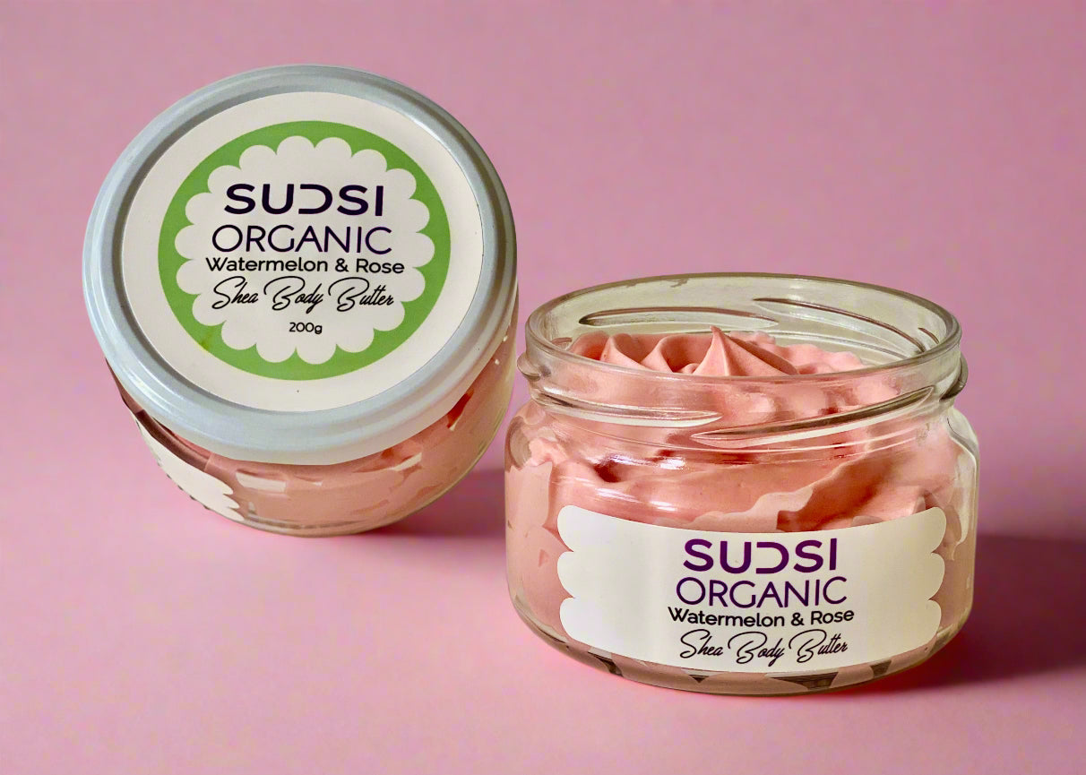 Organic Shea Body Butter - Watermelon & Rose