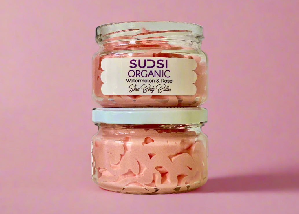 Organic Shea Body Butter - Watermelon & Rose