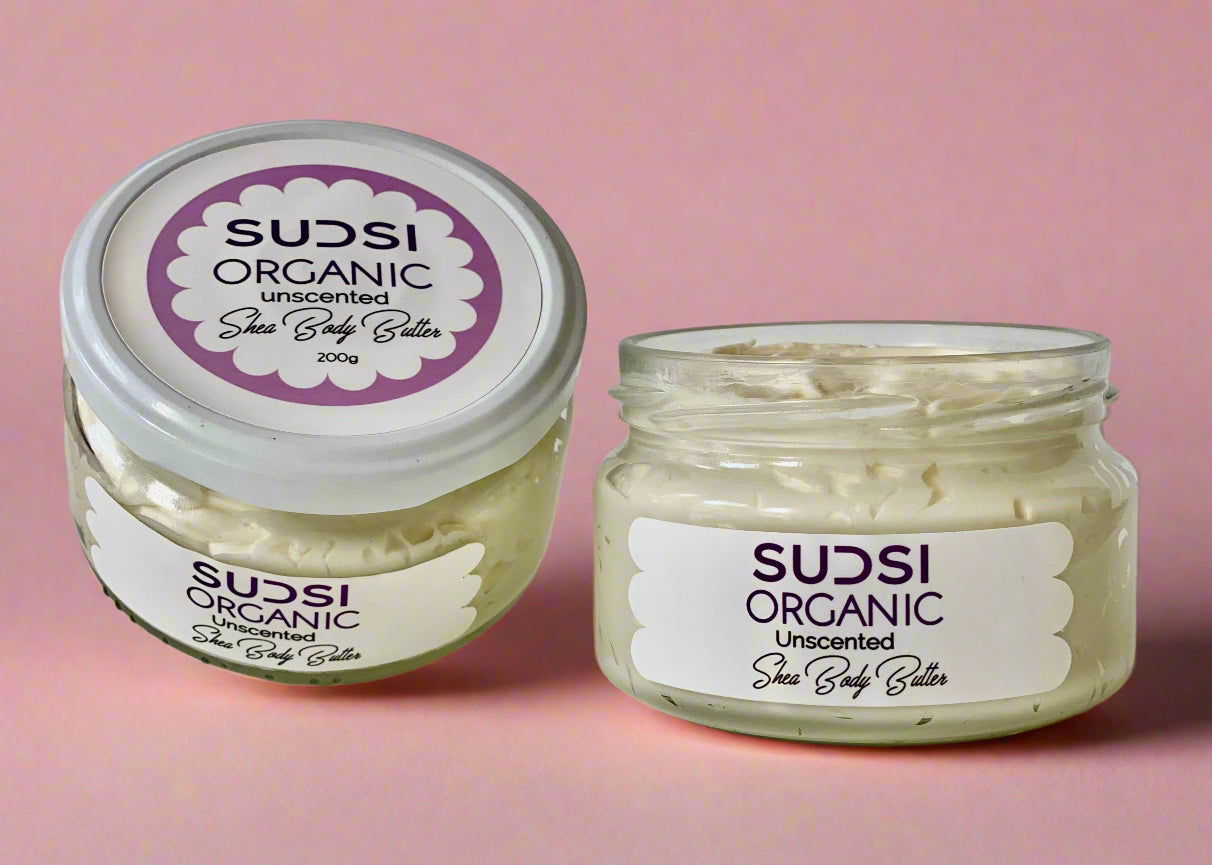 Organic Shea Body Butter - Unscented Pure & Gentle