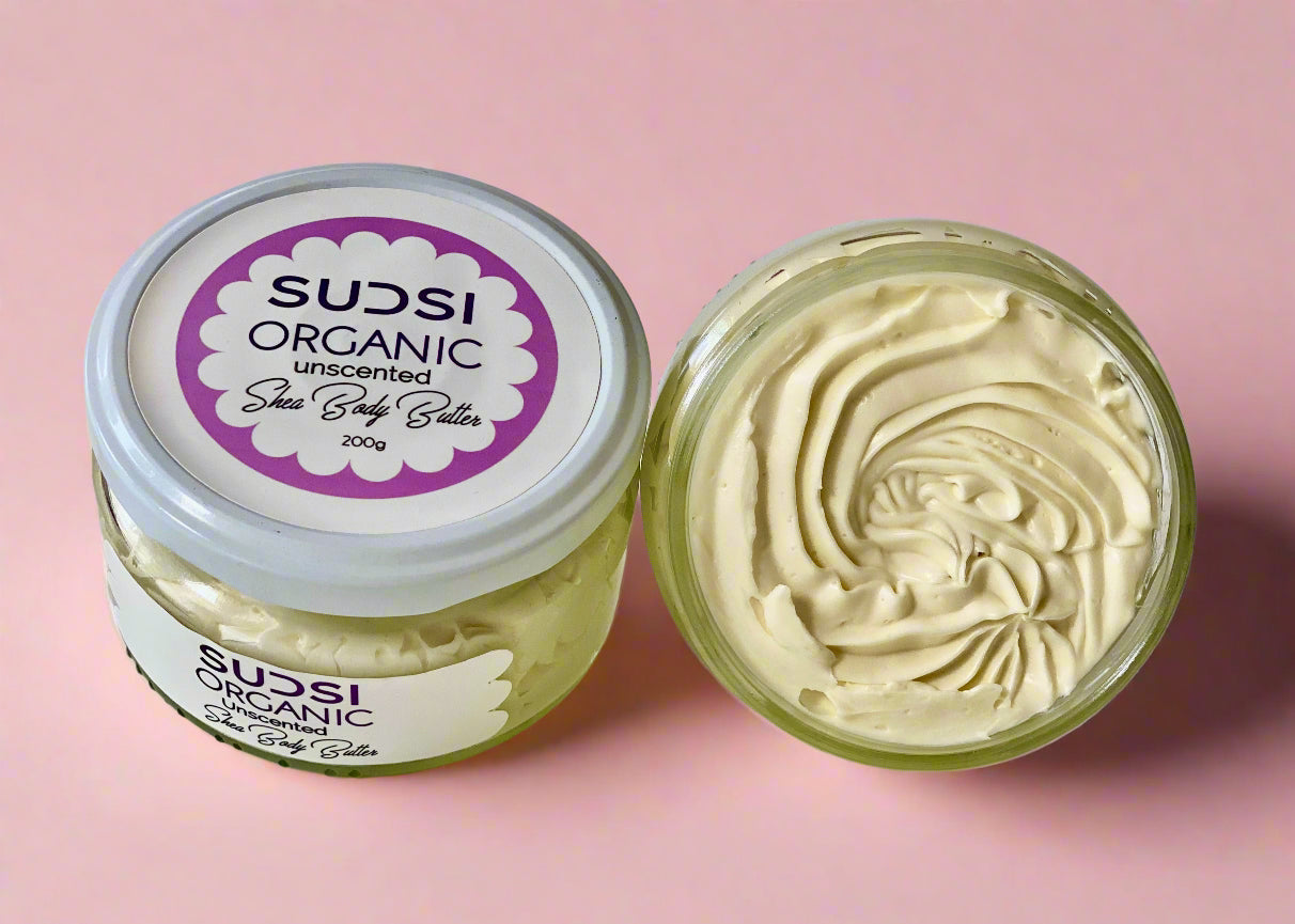 Organic Shea Body Butter - Unscented Pure & Gentle