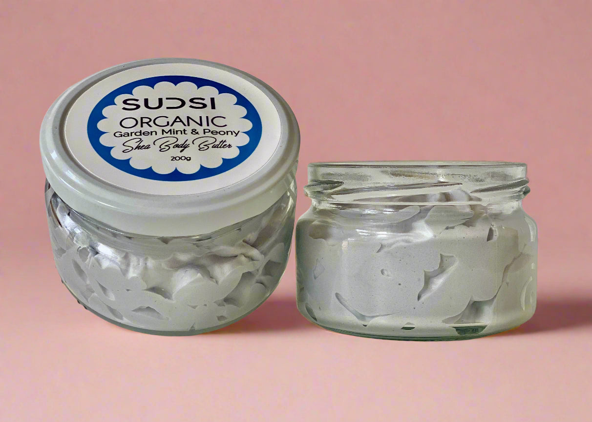 Organic Shea Body Butter - Peony & Garden Mint