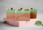 Rose & Mint With Peppermint Tea Goats Milk Soap