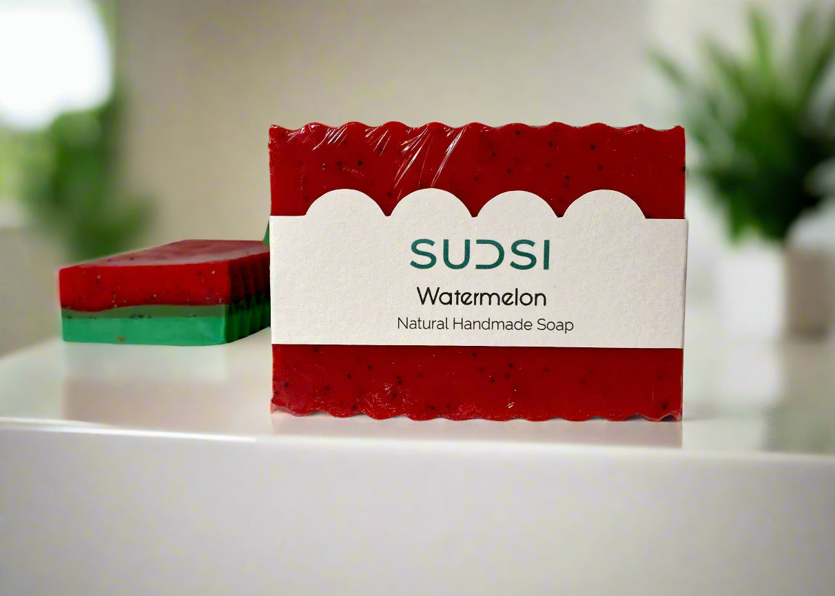 Watermelon & Poppy Seeds Soap