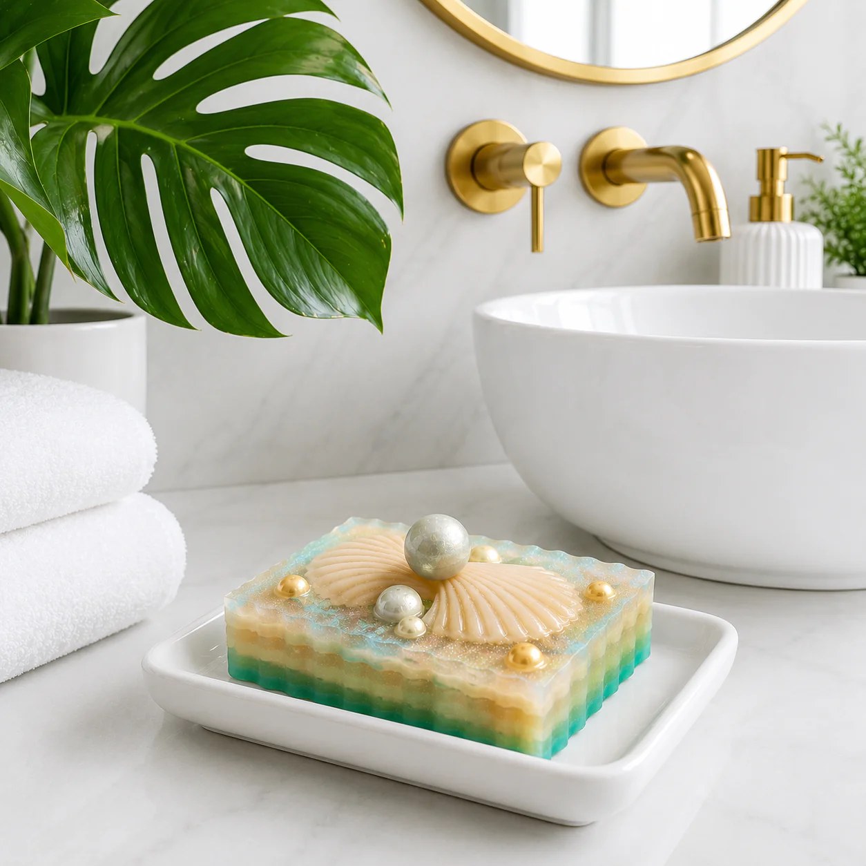 South Sea Pearl Sculptural Soap