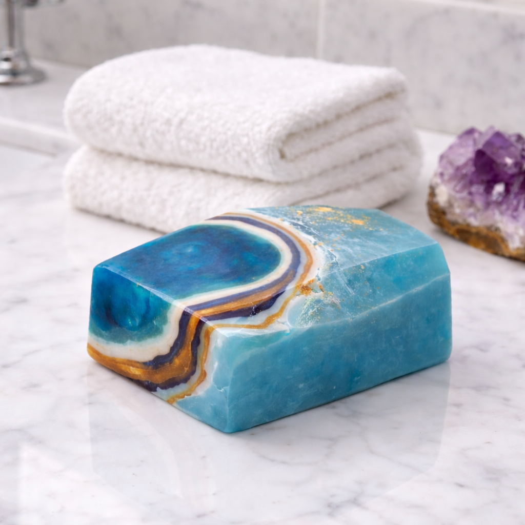 Blue Lagoon Crystal Soap