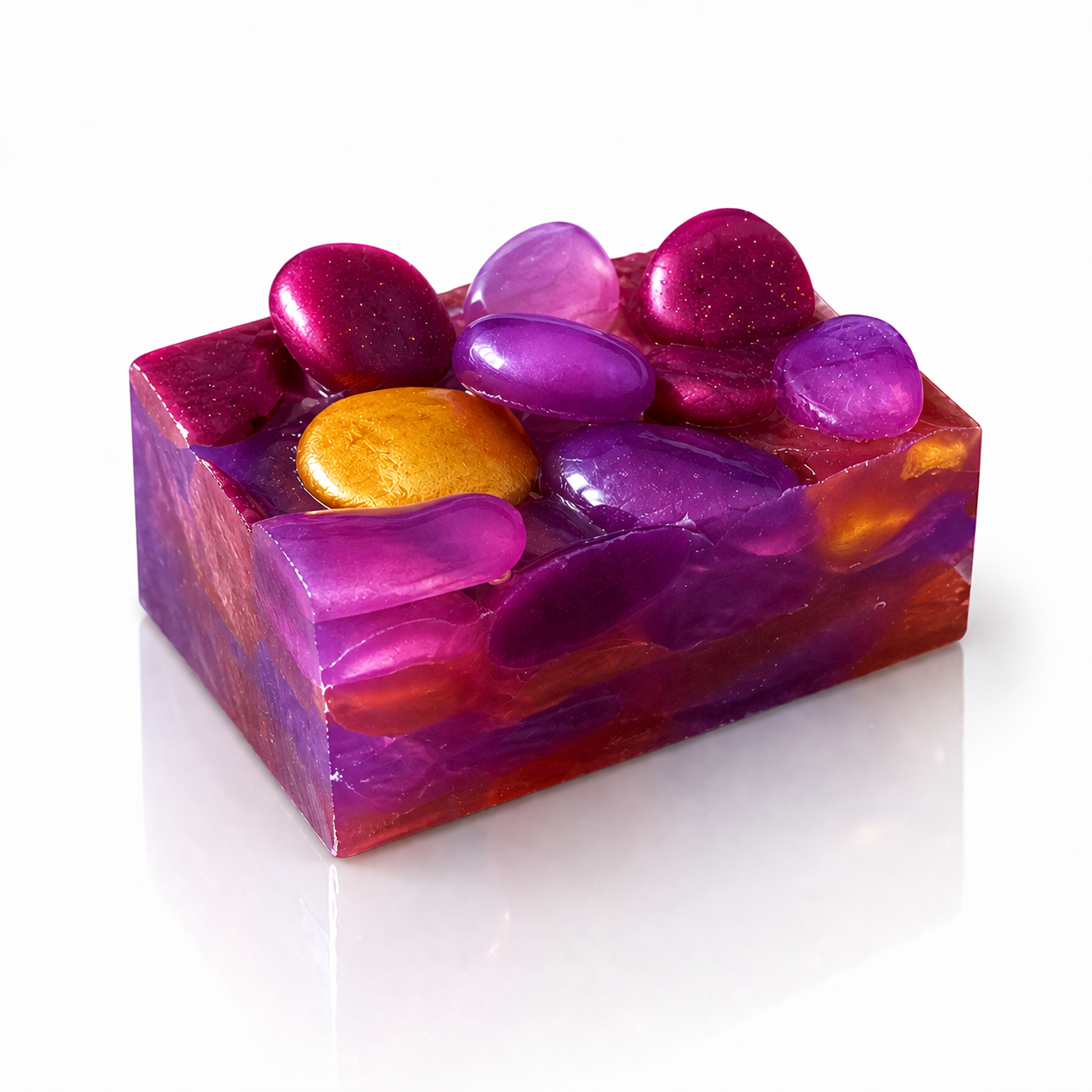 Amethyst Aura Sculptural Soap