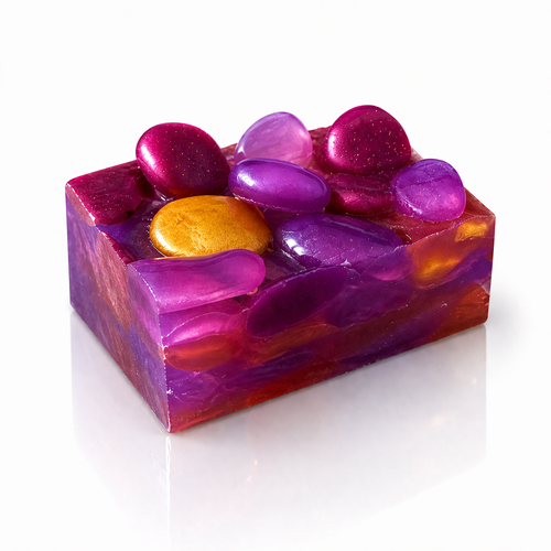 Amethyst Aura Sculptural Soap