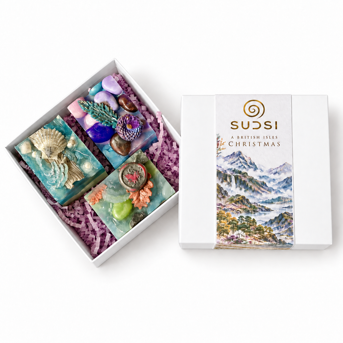 A British Isles Christmas — Luxury Sculptural Soap Gift Set