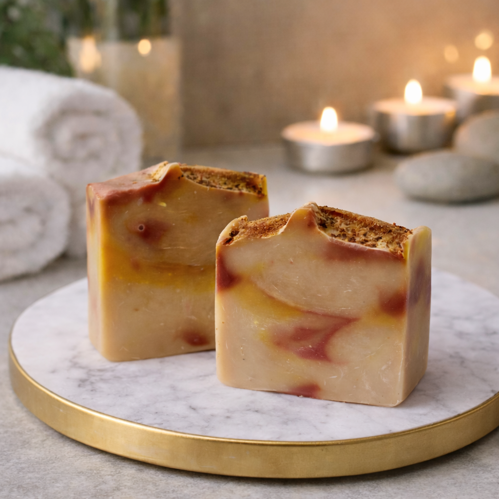 Lemon & Raspberry Cold Pressed Soap