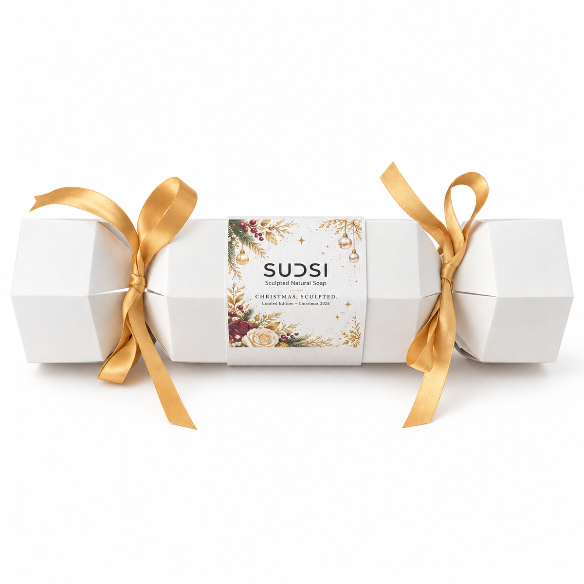 Christmas Rose - Luxury Soap Cracker Gift Set