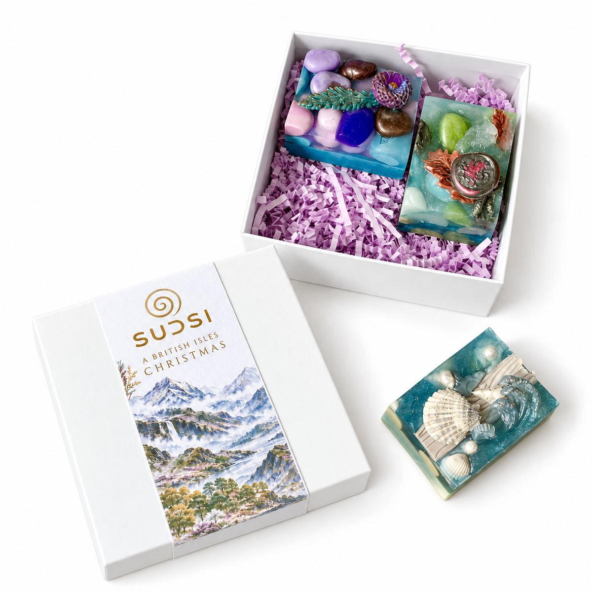 A British Isles Christmas — Luxury Sculptural Soap Gift Set