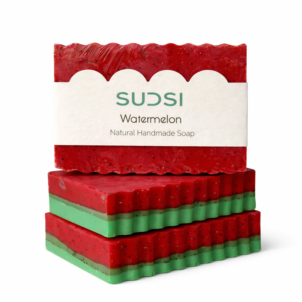 Watermelon & Poppy Seeds Soap