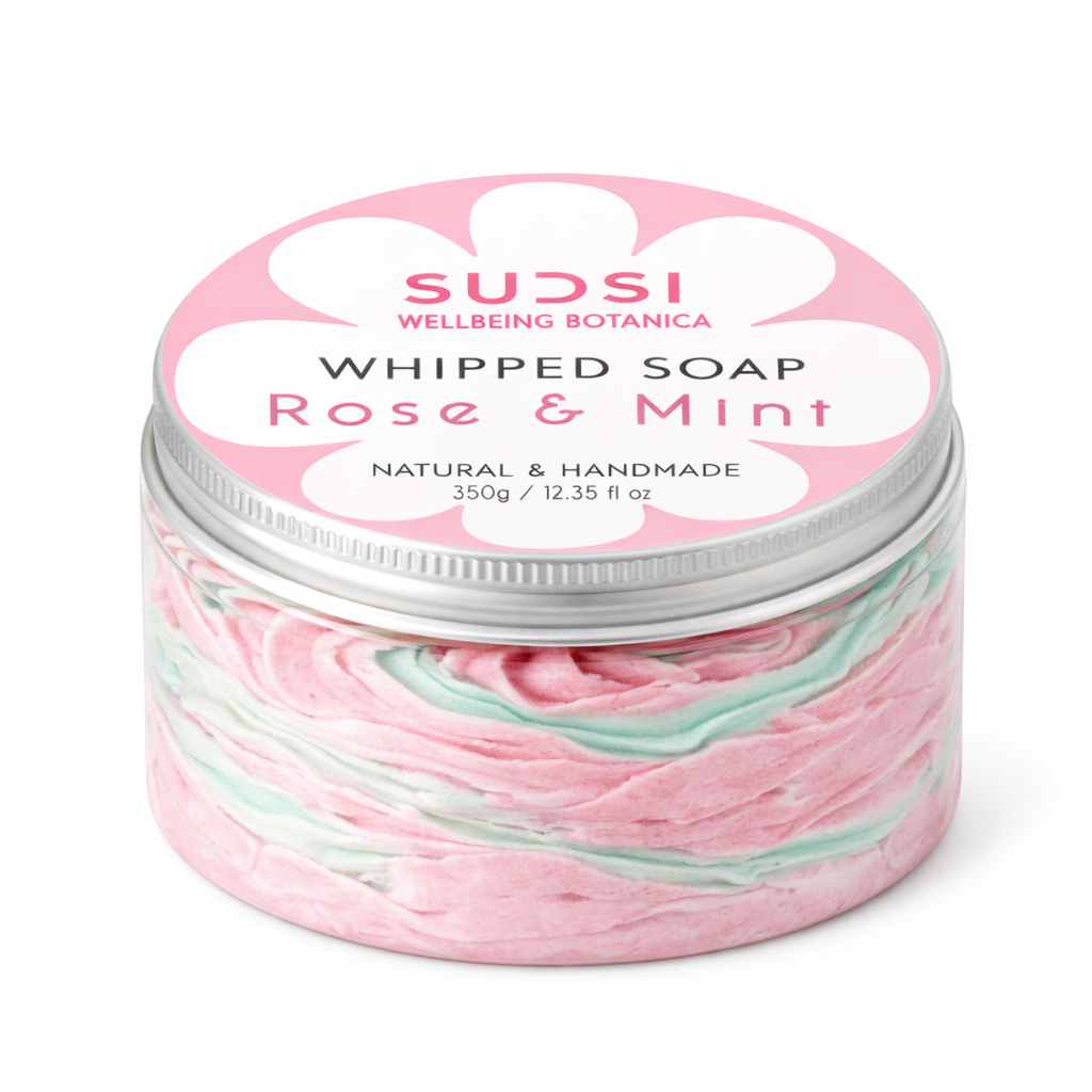 Mint & Rose Whipped Soap
