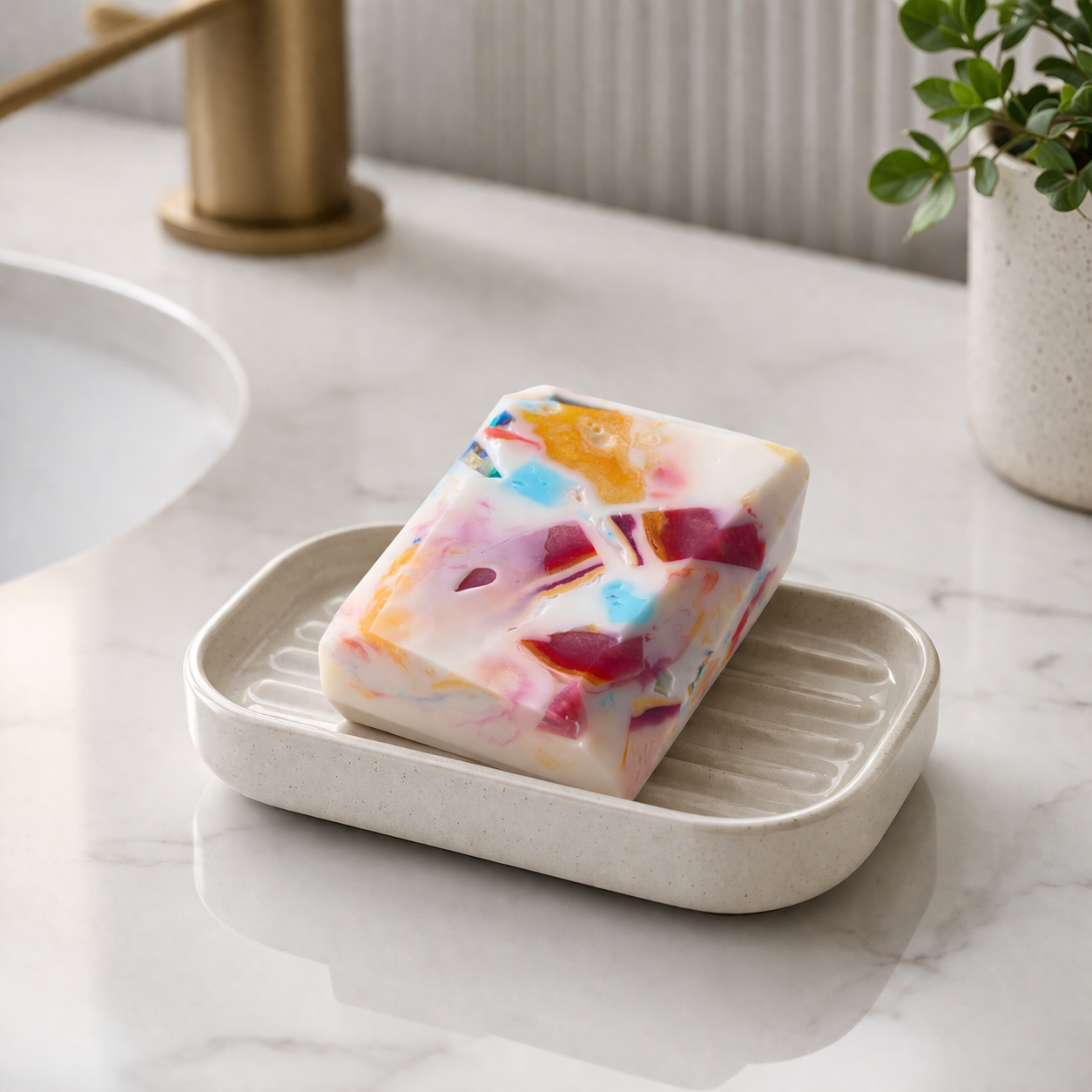 Crystal Terrazzo Soap