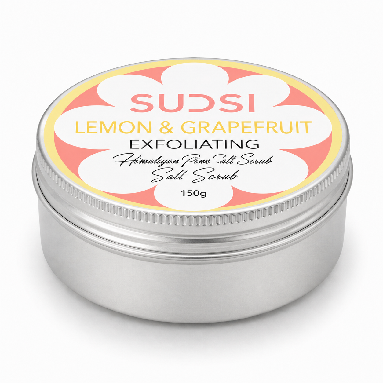 Pink Grapefruit & Lemon Himalayan Salt Scrub