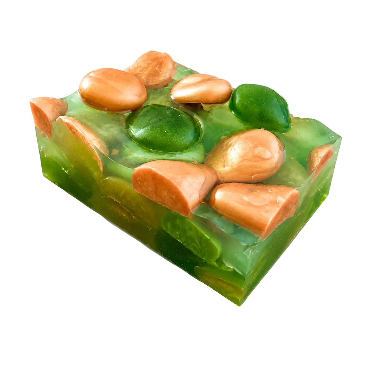 Emerald Aura Sculptural Soap