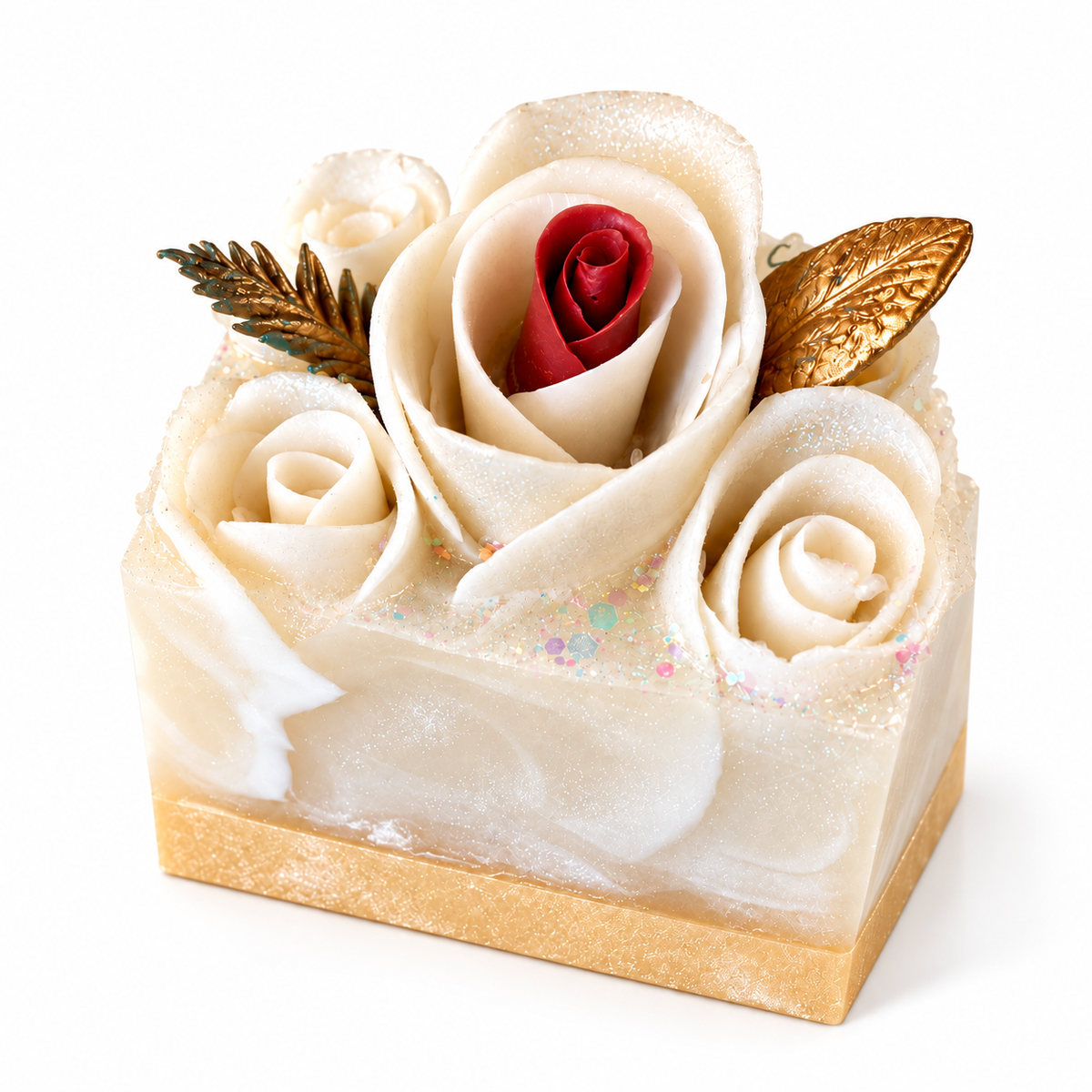 Christmas Rose Limited Edition Sculptural Soap
