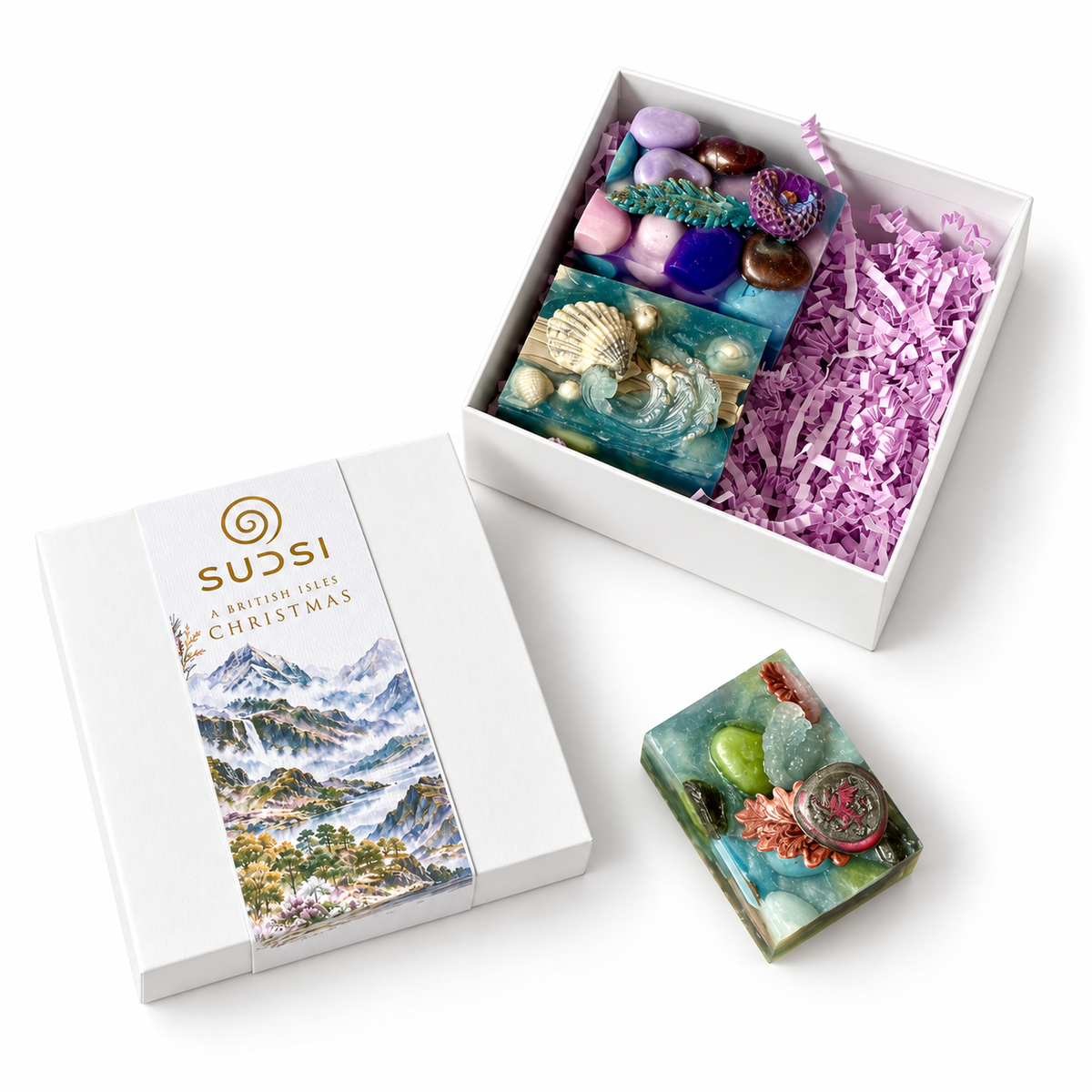 A British Isles Christmas — Luxury Sculptural Soap Gift Set