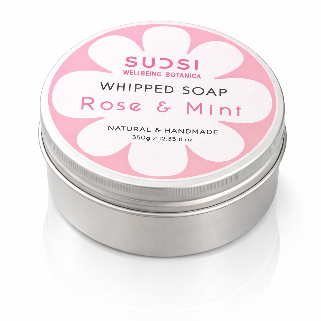 Mint & Rose Whipped Soap